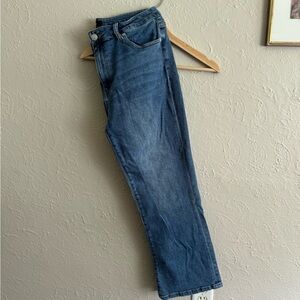 Quince Women's Straight Blue Jeans